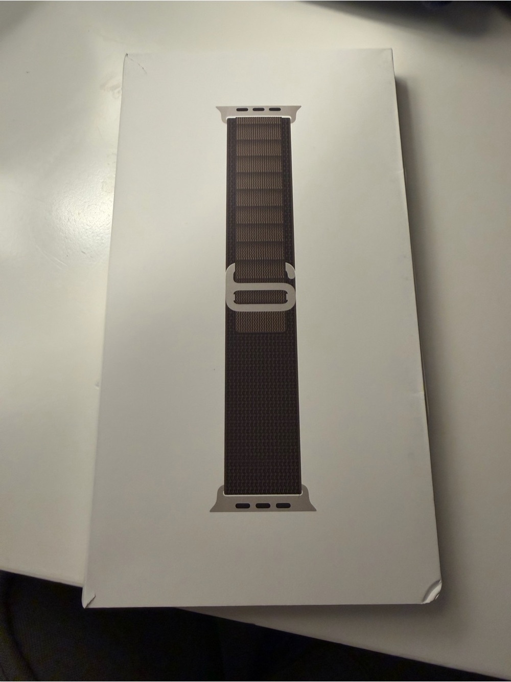 NIB - Apple Watch Dark Olive Natural Titanium Alpine Loop - Medium 49mm